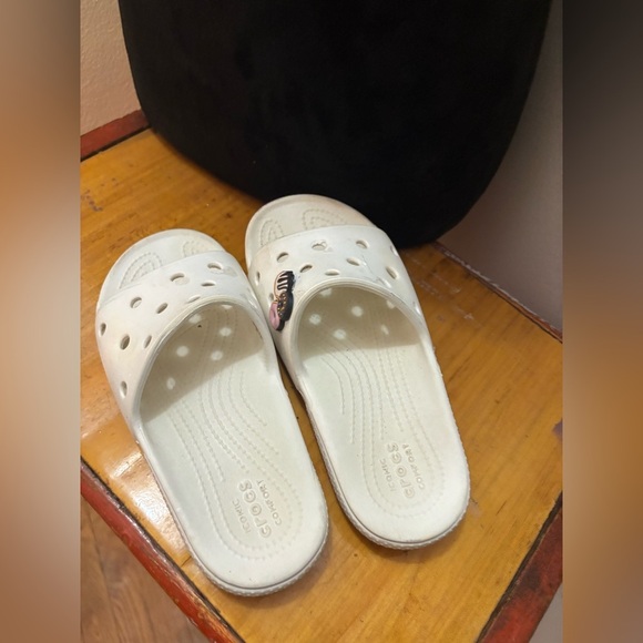 Crocs Unisex Mens and Womens Classic Slide Sandals Fresco/White 2/4 - Picture 3 of 6